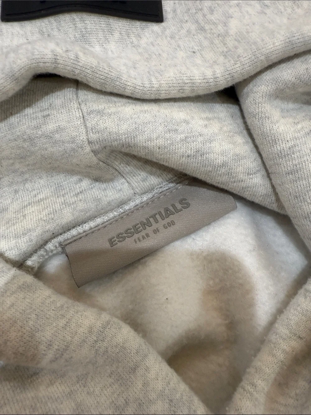 Essentials Light Grey Hoodie - Picture 2 of 3